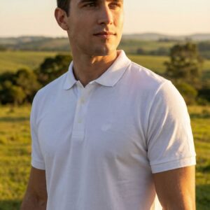 Camisa Gola Polo Malha 100% algodão Peruano