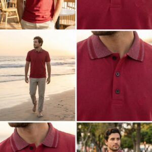 Camisa Gola Polo Malha 100% algodão Peruano