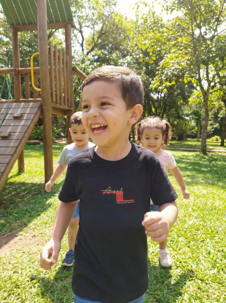Camiseta 100% algodão peruano infantil Preta 3D com Estampa