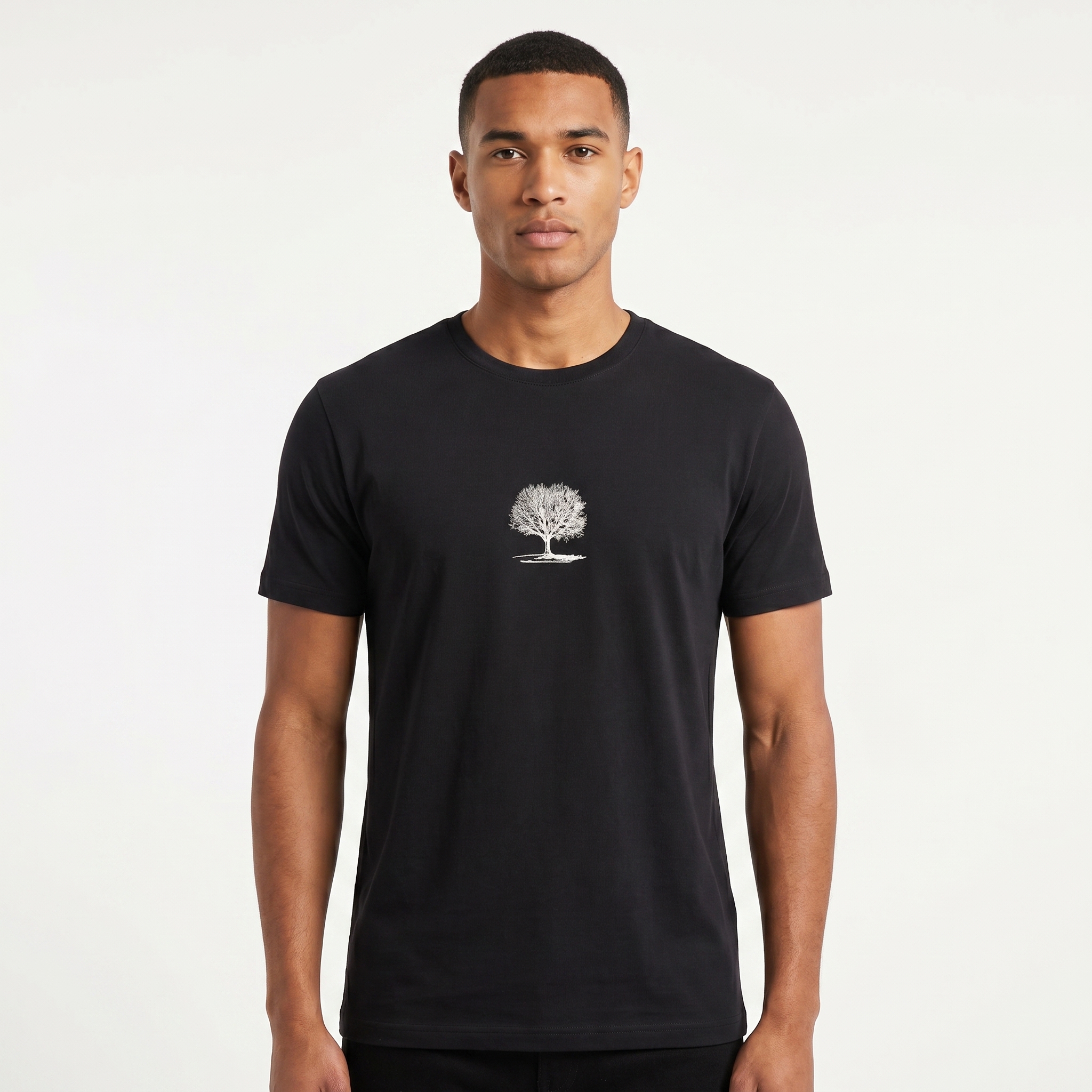 Camiseta 100% Algodão Preta com Estampada - Imagem 6