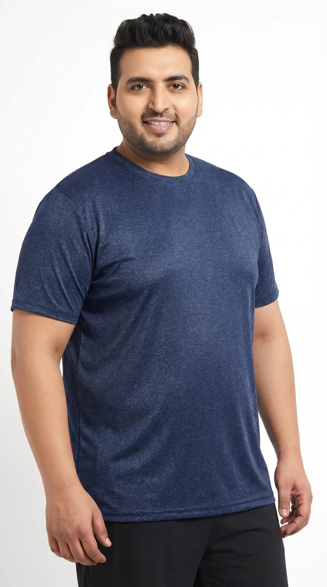 Camisa Tech Plus Azul Mescla - Imagem 3