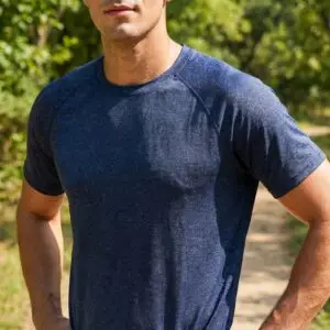 Camisa Tech Plus Azul Mescla