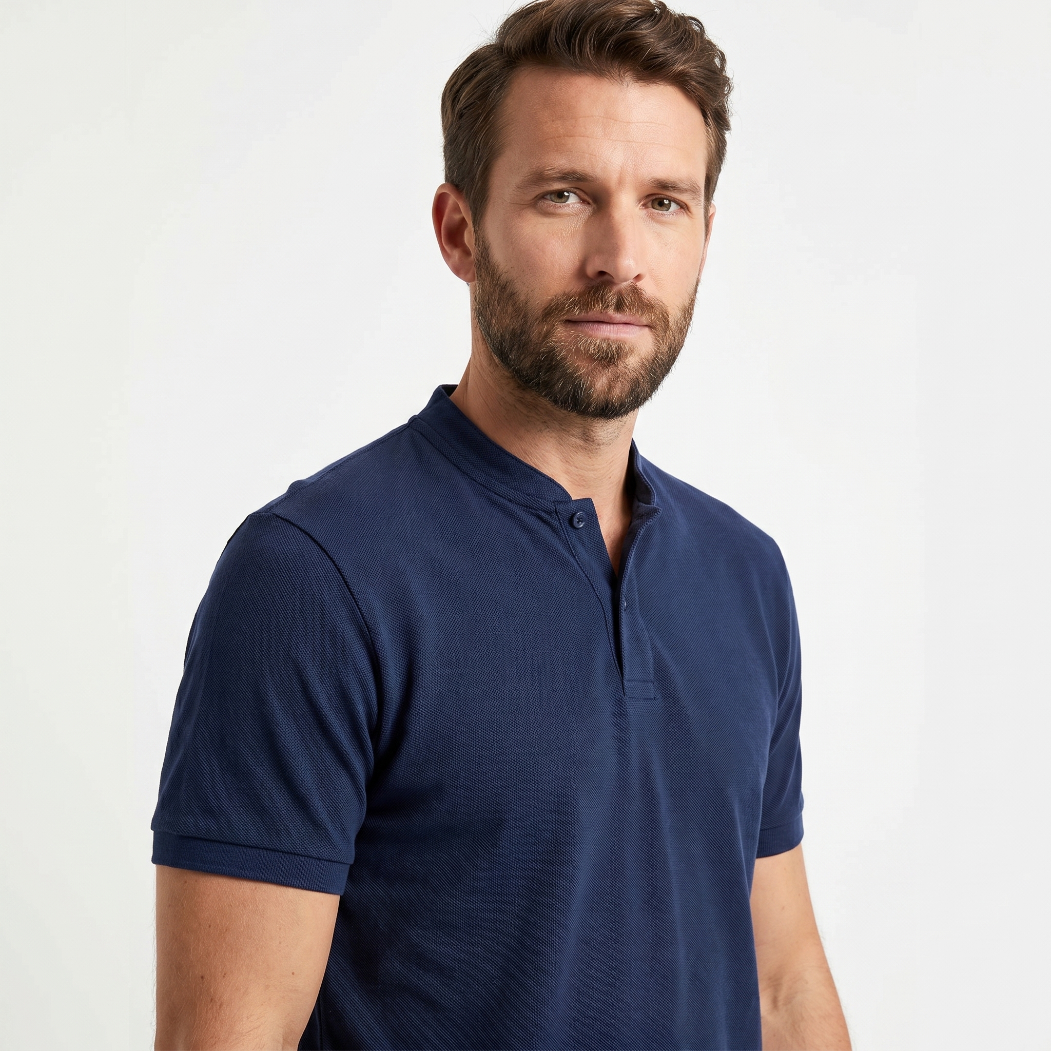 Camisa Gola Portuguesa Preta ou Azul Marinho - Imagem 5