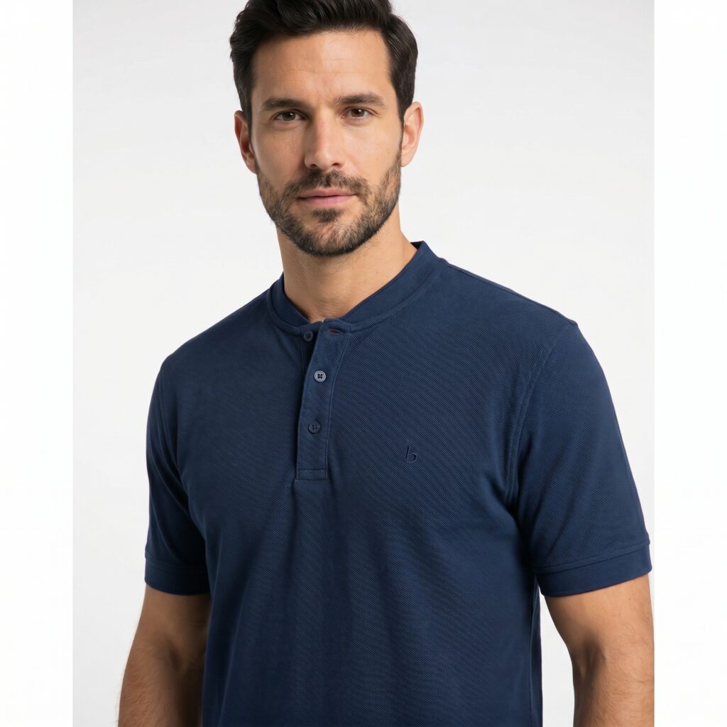 Camisa Gola Portuguesa Preta ou Azul Marinho