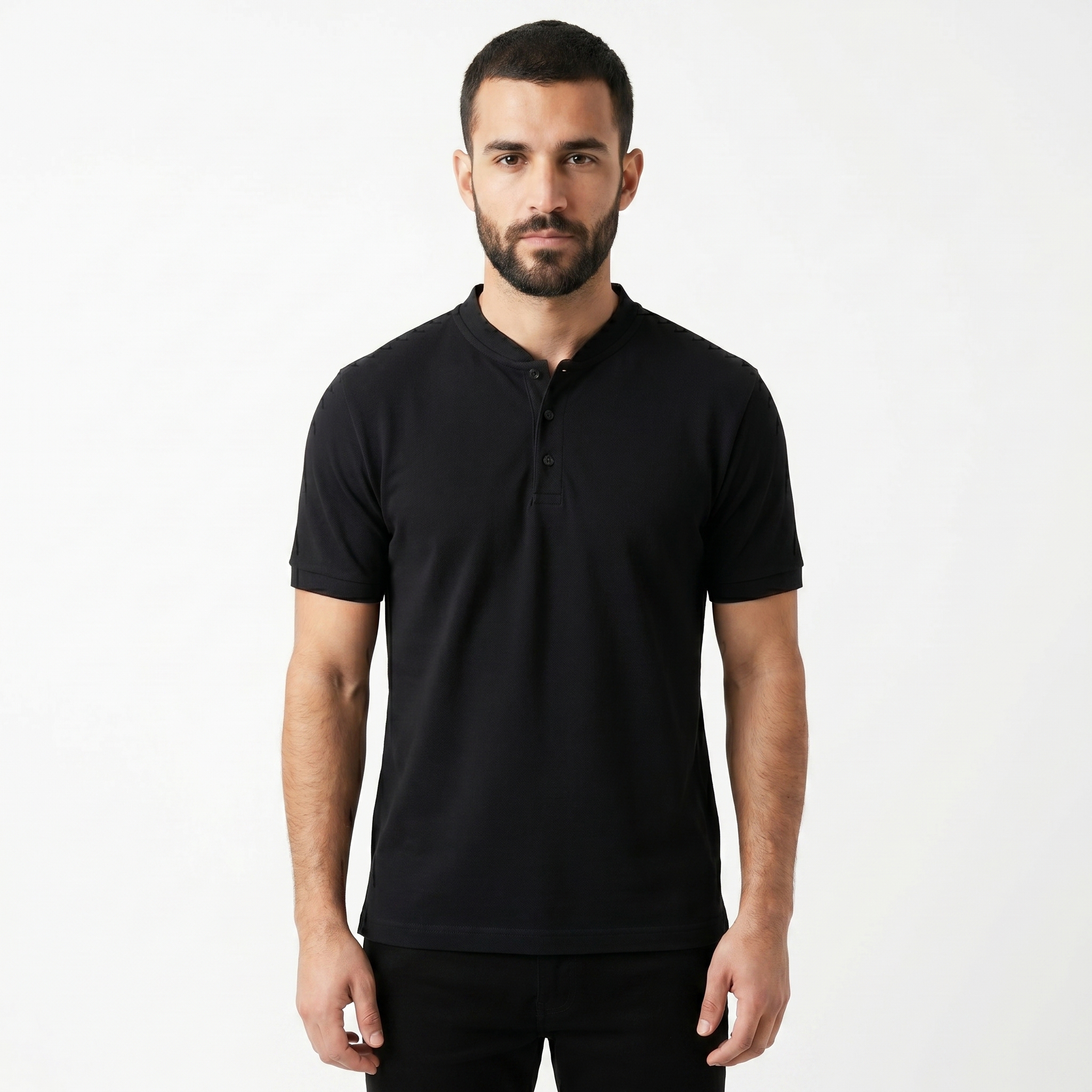 Camisa Gola Portuguesa Preta ou Azul Marinho - Imagem 3
