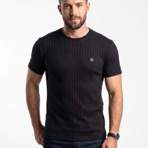 Camisa Canelada Premium Preta